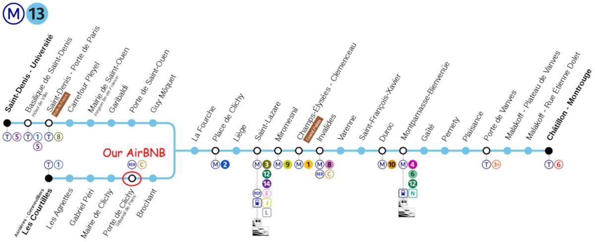 Air Conditioning - Metro 14 - Charming Traditional Style And Modern Access 10 Mn Away From Center Of Paris Clichy Esterno foto